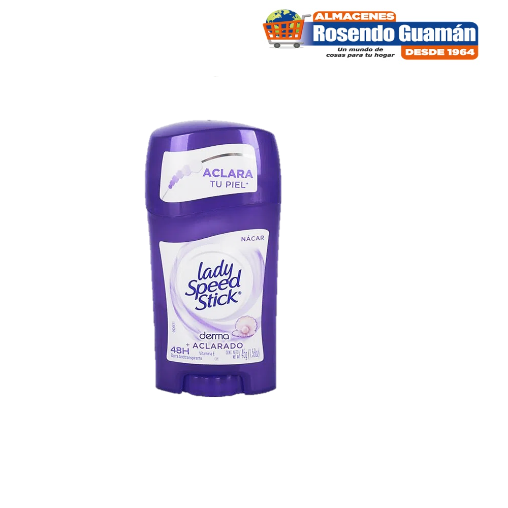 Desodorante Ladoypack Speed Barra Derma Aclarado 45G