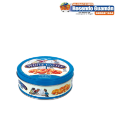 Galletas Mantequilla White Castle Vainilla Aros Lata 105G
