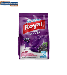 Gelatina Royal 380G Uva