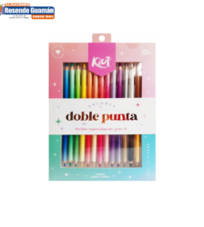 Lapices de Colores Kiut Doble Punta 13L/26C