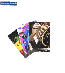 Cuaderno Grapado 30H Mixto Pautado Musica