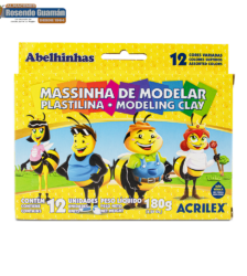 Plastilina Acrilex 12U*180G