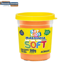 Masa Soft 500G Naranja Acrilex