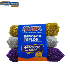 Estropajo Esponja Master Teflon 3U