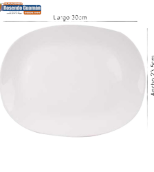 Plato 12 Tendido Cuadrado 1U Opal Ref:Lkyp120