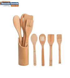 Juego Cucharas Madera 05U Pzs Ref:Es24245