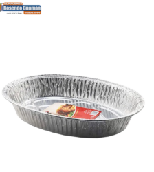 Bandeja Para Pavo Ovalada Aluminio Plastife