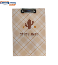 Apoyamanos A4 Clip Aguacate/Cactus Ref:12825 Utilesa