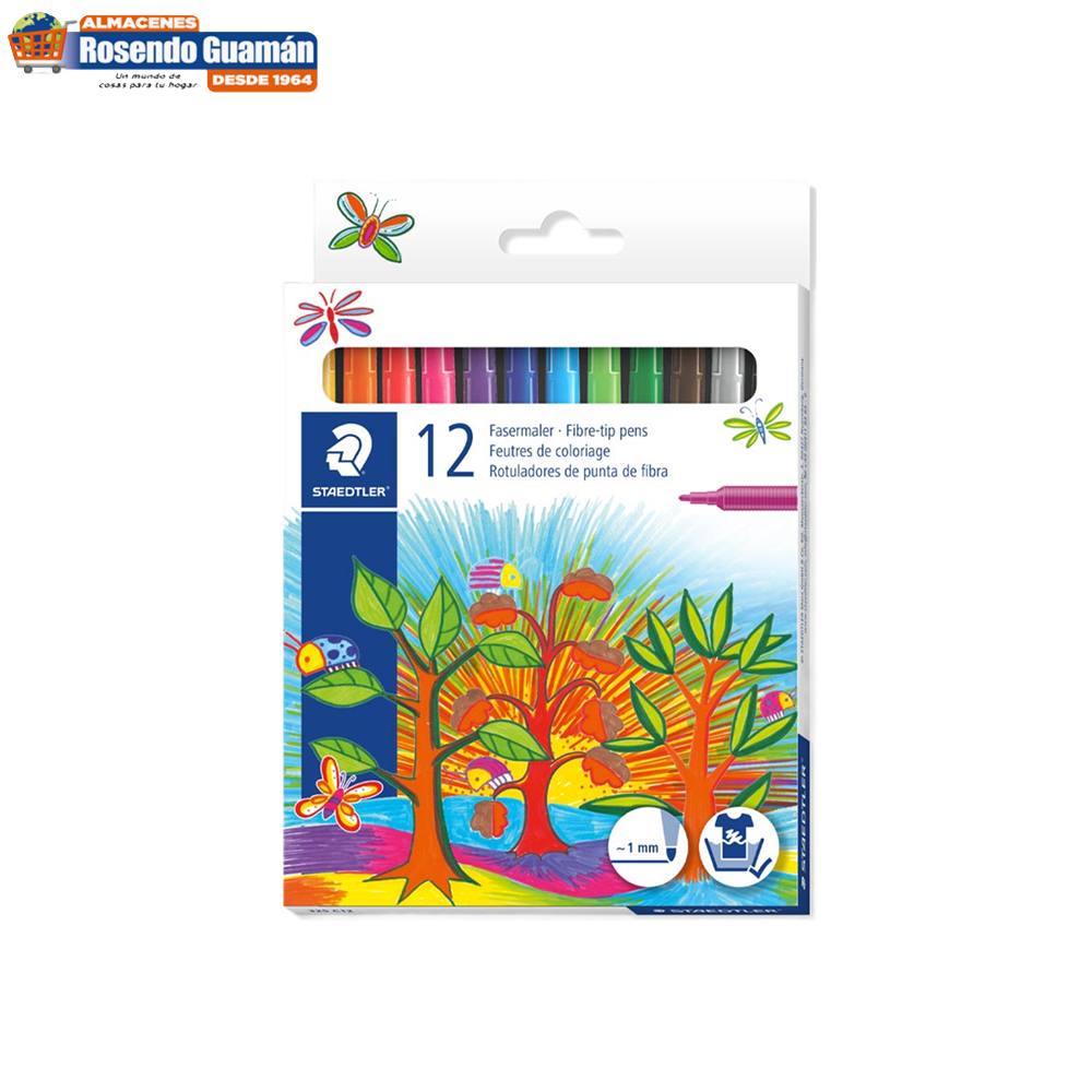 Marcadores 12 Staedtler 325C-12