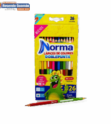 Lapices De Colores Norma Dobe Punta 12L/24C + 2