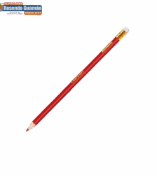 Lapiz Rojo C/Borrador Chequeo Artesco Triplus Unidad