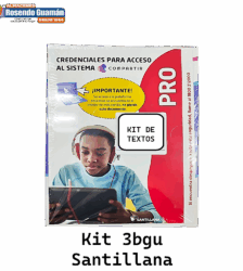 Kit 03 Bgu Santillana Gonzalez Suarez (Sin Iva)